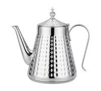 Fenteer Bollitore per Tè in Acciaio Inossidabile, Erogatore di Acqua Calda, Infusore Rimovibile, Server per Caffè, Caffettiera per Casa, Interni Ed Esterni, U, 1.7 Litri