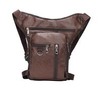 Fenteer Borsa Da Coscia, Resistente Ai Graffi, Leggera, Alla Moda, Pratica, Marrone scuro