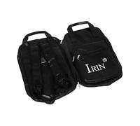 Fenteer Borsa di Tamburi, Custodia per La Bacchetta, Borsetta in Pelle PU con Manico, Supporto per Bacchetta per Bastoncini a Percussione, Accessori a Tamburo, Nero