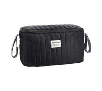 Fenteer Borsa per Organizzatore di Passeggini per Pannolini per Passeggini di Capacità per Spuntini Salviettini Pannolino, Nero, Taglia unica bambino