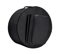 Fenteer Borsa per Rullante con Tasca Esterna Custodia Strumento Maniglia Tracolla Imbottitura Spessa Protezione Impermeabile Adatta a Musicisti Lezioni Spetta, Nero, 43x20 Cm
