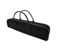 Fenteer Borsa Porta Flauto con Manico, Custodia in Pelle PU a 17 Fori per Musicisti, Borsa