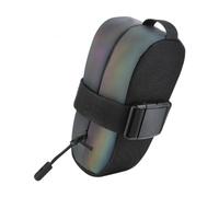 Fenteer Borsa portaoggetti a Cuneo per Bici da Strada e, sotto Il Sedile, Accessori per Ciclismo, Borsa da Viaggio Riflettente per Bici, Zaino, Riflettente Colorato
