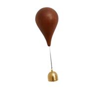 Fenteer Campanello per Negozianti per Porta, Campanello in Ottone, Piccolo Regalo Rustico, Decorazione, Campanello a per Portico, Parete, Fienile, Attiv, Marrone