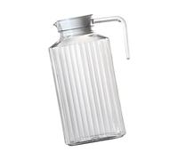 Fenteer Caraffa Trasparente per Bevande Fredde E Calde - Contenitore Elegante per tè E caffè, 2 Litri