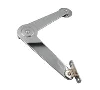 Fenteer Cerniera di supporto per coperchio, cerniera di supporto per coperchio, staffa di pieghevole leggera per la riparazione di mobili, armadi, armadietti, Installazione Lato Sinistro