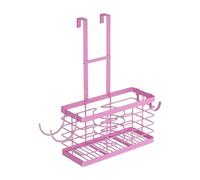 Fenteer Cestino da Appendere al Bagno con Altezza Regolabile, Pratico ed Elegante, Organizer sopra la Porta dell'Armadio per Appartamento e Ristorante.