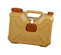 Fenteer Contenitore per Acqua con Rubinetto, Brocca da Campeggio per Esterni, Serbatoio per Acqua Portatile Multifunzionale per, Zaino in Spalla, Picni, Giallo, 18l