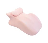 Fenteer Cuscino per gambe, per il tempo libero, facile da pulire, versatile, alla moda, supporto per gambe, cuscino in memory foam per schienale, soggiorno, Rosa