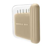 Fenteer Custodia per Spilli Da Cucito, Contenitore Porta Spilli, Organizer, Forniture, Scatola di Immagazzinaggio Portatile per Uso Domestico, Riparazione, Cu, Bianco