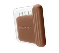 Fenteer Custodia per Spilli Da Cucito, Contenitore Porta Spilli, Organizer, Forniture, Scatola di Immagazzinaggio Portatile per Uso Domestico, Riparazione, Cu, CaffÈ