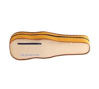 Fenteer Custodia Protettiva per Violino, Spallacci Regolabili per Zaino, Robusta Custodia Pieghevole per Il Trasporto, Scatola Portaoggetti per Violino per Ap, Giallo Scuro