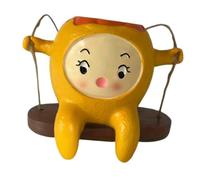 Fenteer Decorazione da Giardino con Fioriera Sospesa a Forma di Frutta in Stile Cartone Animato, Rustica E Carina, Ideale Come Regalo per, Patio, BALC, Orangina
