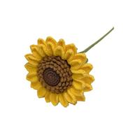 Fenteer Decorazione Floreale All'uncinetto, Composizione Floreale, Lavoro a Maglia, Artigianato Fai Da Te, Progetto Artigianale, Bouquet per Anniversario, Orangina