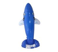 Fenteer Delfino Gonfiabile Estivo per Piscina, Giocattolo, Regalo, Bomboniere in PVC da 63 Pollici per Feste a Tema Acquatico, Shower, Piscina per Ragazz, Blu