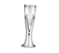 Fenteer Distributore di Bevande Beer da 3 Litri, Grande capacità, da Tavolo, distributore di succhi di Bevande, distributore di Birra con Rubinetto per, Argento