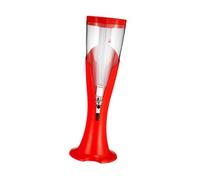 Fenteer Distributore di Bevande Beer da 3 Litri, Grande capacità, da Tavolo, distributore di succhi di Bevande, distributore di Birra con Rubinetto per, Rosso