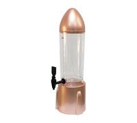 Fenteer Distributore di Birra, Distributore di Bevande, 3L, Da Tavolo, Capacità, Torre di Birra, Distributore di Bevande per Hotel, Pub, Cucina, Feste, Oro Rosa