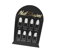 Fenteer Espositore per Nail Art, Salone per Unghie Alla Moda, Forma Delle Unghie, Colore Delle Unghie