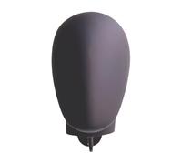 Fenteer Espositore per Parrucca con Testa di Manichino a Parete, Modello Espositore per Cappelli, Espositore per Parrucche Appeso per Copricapo, Cuffia, Nero