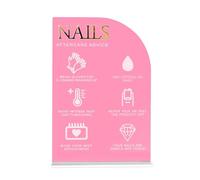 Fenteer Espositore per Unghie con Design Alla Moda, Espositore per Manicure Fai Da Te per Strumento di Nail Art