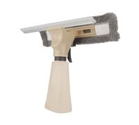 Fenteer Finestra Squeegee Pulsante Finestra Strumento Struttura per Esterno Interno, detergente per Porte in Vetro, spruzzando in Modo efficiente per Parete, Marrone