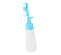Fenteer Flacone per pettine per capelli, flacone per spazzola per tintura per capelli, contenitore per erogazione di tinture per capelli, Blu