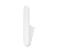 Fenteer Gancio Da Parete Portabiti Portaoggetti Porta Sciarpe Realizzato in Materiale PP Robusto Facile Da Installare Adatto per Ingresso Camera Da, Bianco