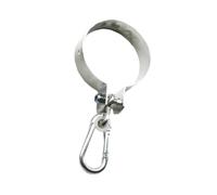 Fenteer Gancio per Altalena, Gancio per Altalena, Accessorio per Sedia sospesa, Anello per Amaca, per Sacco di Sabbia, Fissaggio per Giardino, Prato, Cortile, Diametro 120mm
