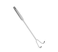Fenteer Gancio per Girarrosto per Carne, Utensile da Cucina Multiuso, Resistente all'Usura, Facile da Pulire, Gancio per Girare Il Cibo, Ristorante, per Grigl, Un