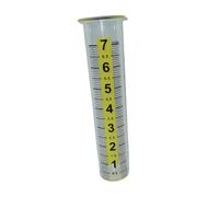 Fenteer Indicatore di Pioggia, misurazione delle precipitazioni, misuratore di Pioggia del misuratore di Pioggia per Il Patio, Senza Parentesi