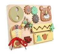 Fenteer Kids Busy Board, Giocattolo sensoriale in Legno, Regalo per Lo Sviluppo precoce, Giocattolo educativo, Lavagna per attività, per Pasqua, Compleanno,