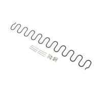 Fenteer Kit di Molle per Divani E Poltrone, Fai da Te, Forniture per Riparazioni, Sostituzione, Molle a Forma di Zig, Molle per Tappezzeria, per Mobili di SED, Lunghezza 45 cm
