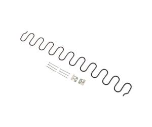 Fenteer Kit di Molle per Divani E Poltrone, Fai da Te, Forniture per Riparazioni, Sostituzione, Molle a Forma di Zig, Molle per Tappezzeria, per Mobili di SED, Lunghezza 45 cm