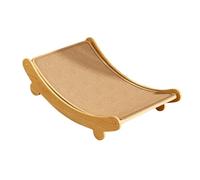 Fenteer Letto per Gatto Confortevole con Struttura in Legno Robusto Pannello Tiragraffi Resistente all’Usura Superficie Ampia per Il Riposo E Il Gioco Pad, Iuta, Grande