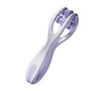 Fenteer Massaggiatore per Dita, Massaggiatore Doppio Rullo, Rullo per Articolazioni Della Mano per Allenamento Sulla Rigidità, Rilassamento Delle D, Viola