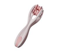 Fenteer Massaggiatore per Dita, Massaggiatore Doppio Rullo, Rullo per Articolazioni Della Mano per Allenamento Sulla Rigidità, Rilassamento Delle D, ROSA