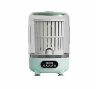 Fenteer Mini Lavatrice Portatile Lavascarpe Lavaslip Centrifuga Rotante Compatta Coperchio Trasparente Facile Trasporto 1 Kg Adatta a Dormitorio Studio Roulotte, Verde