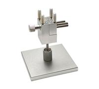 Fenteer Mini Trapano a Colonna, Morsa Piatta, Creazione di Gioielli, Scultura, Regolabile, Professionale, Fai Da Te, Artigianato, Banco Da Lavoro, Base Quadrata