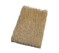 Fenteer Modello di Ciuffo D'erba, Modello di Paesaggio, Gruppo di Erba in Miniatura Strappato a Mano per La Costruzione di Giardini delle Fate, Marrone Chiaro