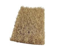 Fenteer Modello di Ciuffo D'erba, Modello di Paesaggio, Gruppo di Erba in Miniatura Strappato a Mano per La Costruzione di Giardini delle Fate, Giallo Invernale