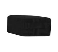 Fenteer Piccola Fodera per Pouf Elasticizzata, Resistente agli Strappi, Copri poggiapiedi alla Moda, Protezione per Pouf per Camera da Letto e Ufficio, Black L
