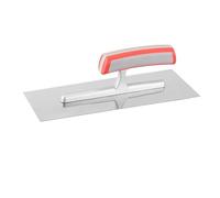 Fenteer Plastering Trowel Intonacatrice Spatola Lisciatura Strumento Muratura Acciaio Inox Manico Ergonomico Facile Pulizia Adatta per Pareti Pavimenti Ristru, 27x10 Cm