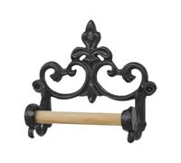 Fenteer Porta Carta Igienica Porta Salviette Da Parete in Ferro Porta Asciugamani Accessori Resistenti Organizzatore Elegante in Ghisa Stile Vintage Adatto Pe, Porta Carta Igienica