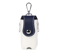 Fenteer Porta Palline da Golf, Impermeabile, con Chiusura a Strappo, di Alta qualità, Piccolo, Comodo per, Portatile per 2 Palline da, Bianco E Blu