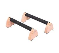 Fenteer Push Up Bar Parallettes Bar Pushup Stand Grips Pushup Handles in Legno Robusto Antiscivolo E Ergonomico per Allenamento Corpo Adatto a Palestra, 25 Cm