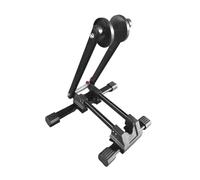 Fenteer Rastrelliera per Biciclette Portabici Da Terra Pieghevole Supporto per Bici Cavalletto Da Parcheggio con Struttura Robusta in Acciaio Adatto per Gara