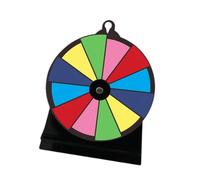 Fenteer Ruota Girevole da 6 Pollici, Rotazione da Tavolo, Cancellabile, 12 Slot Facili da Pulire, Giocattolo Rotante, Forniture Fai da Te per Feste, Carnevale, Senza Segno Ruotato