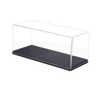 Fenteer Scatola portaoggetti per Esposizione di modellini di Auto in Acrilico Trasparente, 1:43, Protezione Decorativa Trasparente per Collezionisti di, Base Nera
