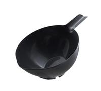 Fenteer Scolapasta Laterale per La Lavatrice Del Riso, Scolapasta Portatile Multiuso, Ciotola per Il Lavaggio Del Riso per Cereali, Pasta, Fagioli, Patate, Ca, Nero